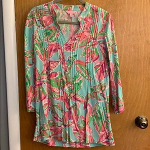Lilly Pulitzer Three Quarter Sleeve Top